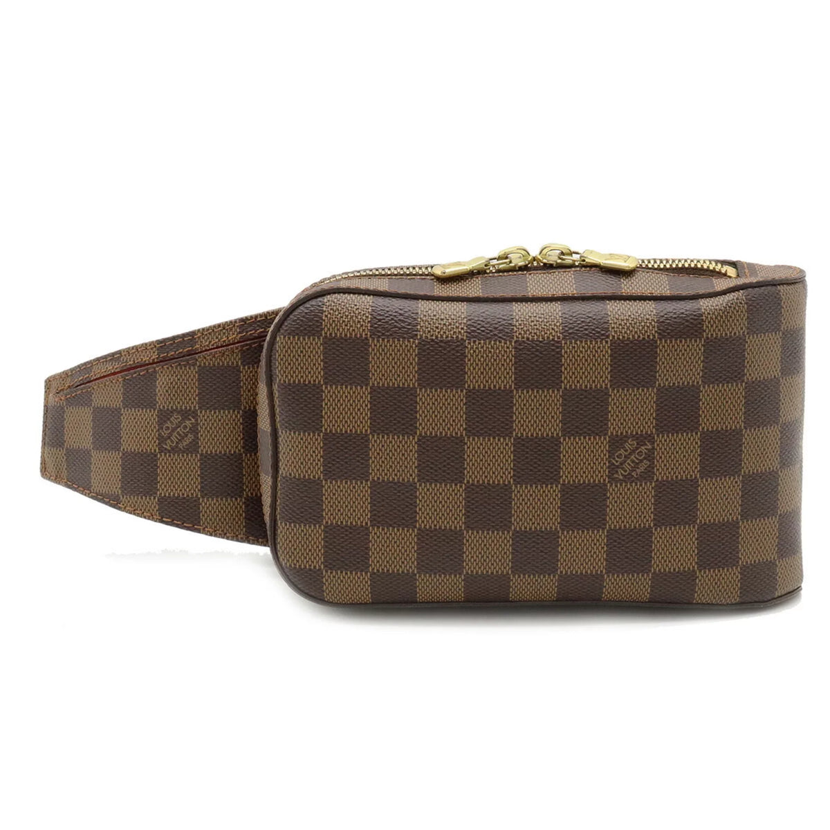 Louis LOUIS Pouch Vuitton Waist VUITTON Shoulder Jeronimos N51994 Damier Pre-Owned Body (Good) Bag