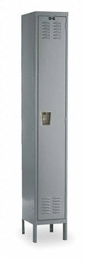 Wardrobe Locker,Lvrd,1 1 Wide, Hallowell Tier,Gray U1588-1A-HG