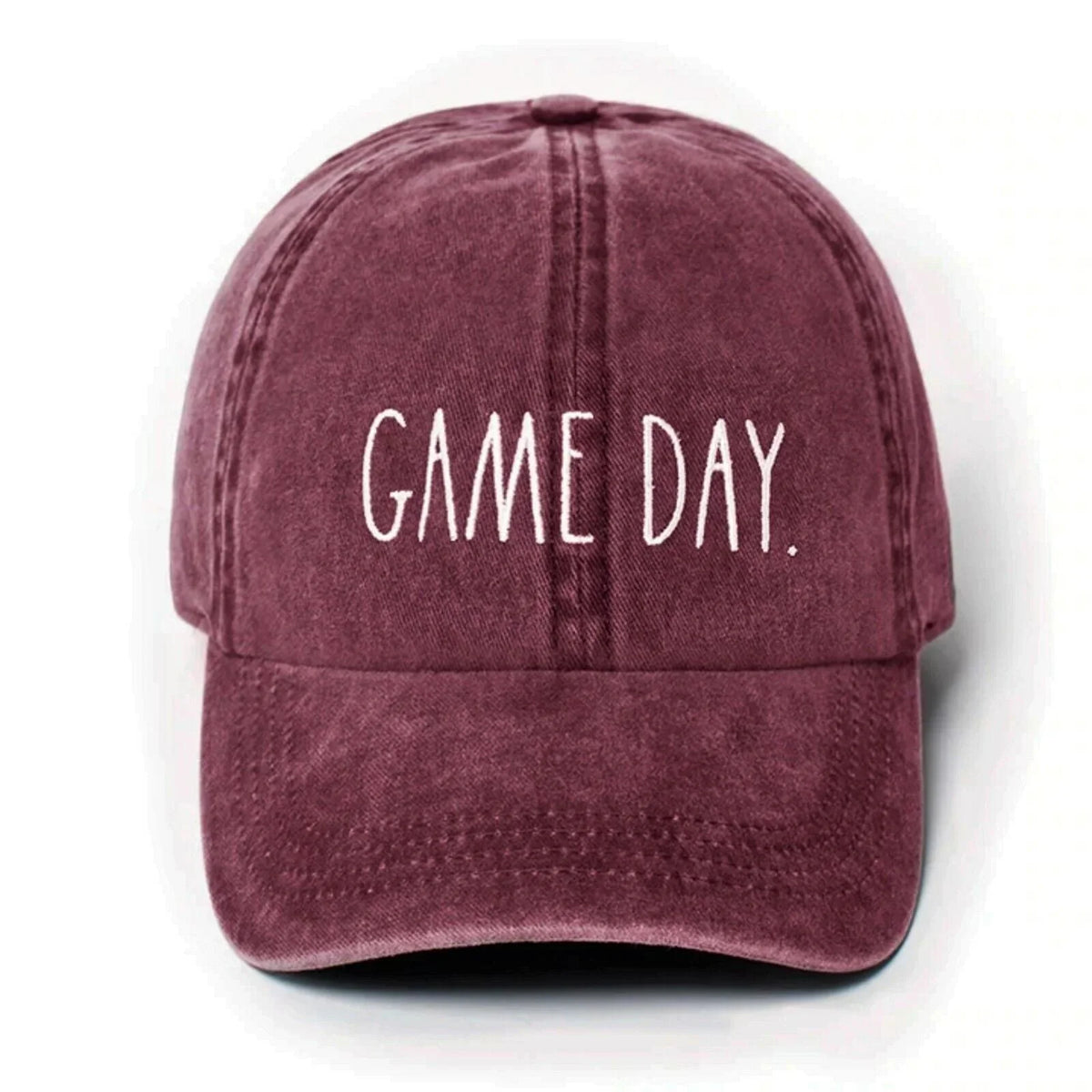 Rae Size Day / Baseball Denim Dunn One Red Women's Cap-Red Game