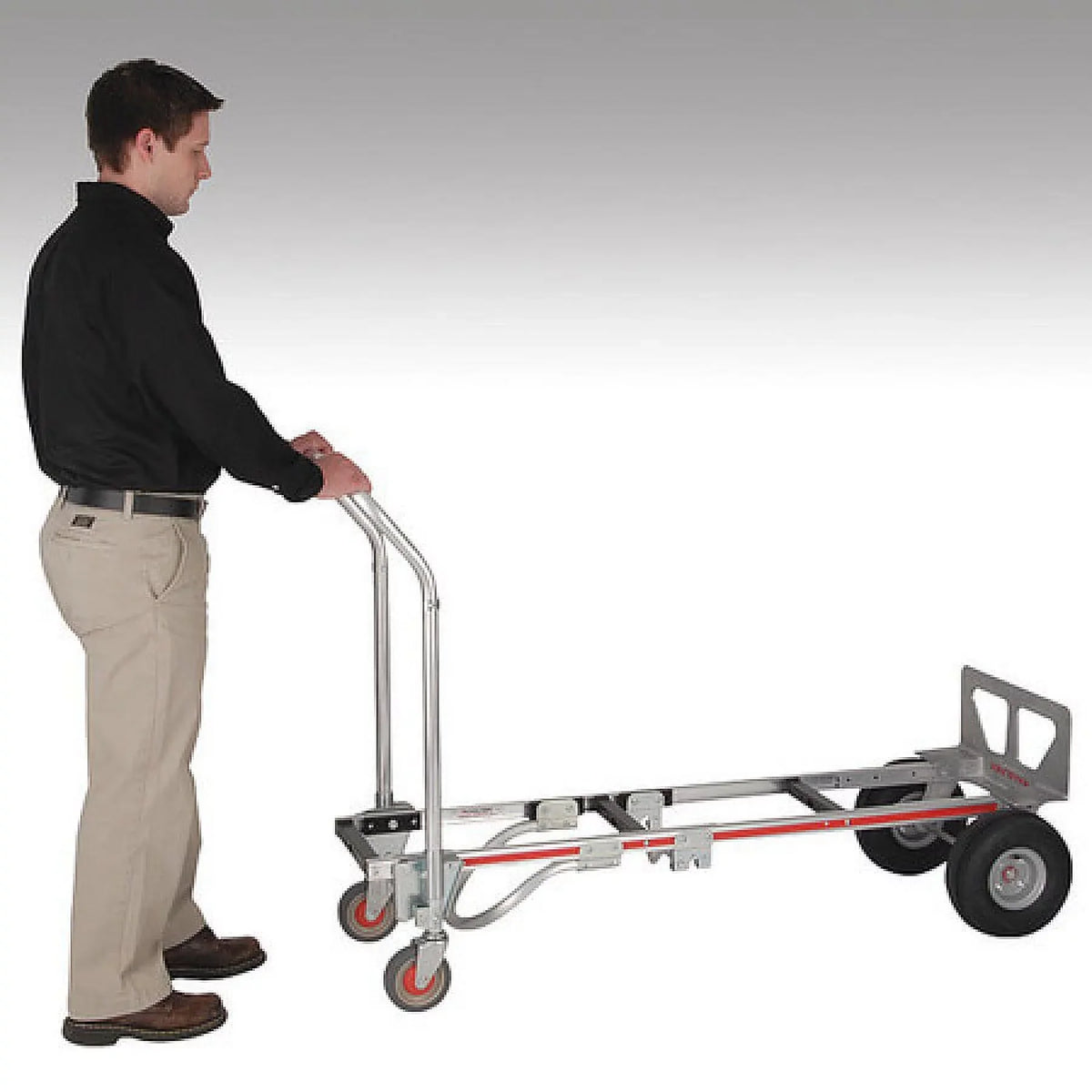 lbs Truck Magliner Pneumatic Senior Gemini Wheels 500 10 Hand GMK81UA4 in. - Convertible