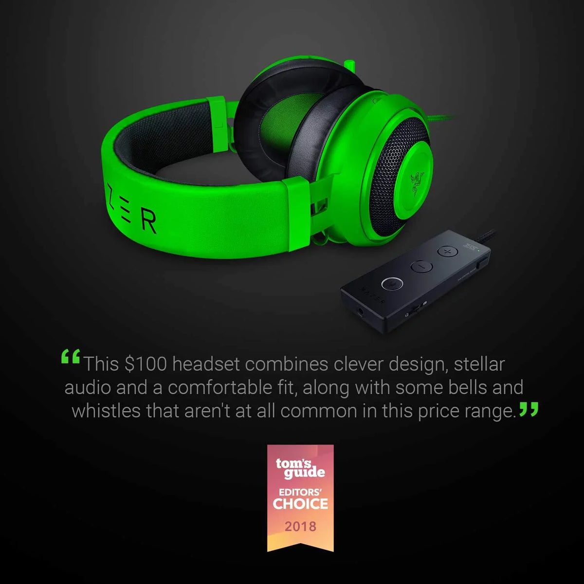 Xbox Control PC, Kraken Cushions Audio - - PS4, Edition: Tournament Ear Switch, Spatial - Devices THX Razer Cooling Green Works with One, Audio Mobile Headset Gel-Infused - Full Gaming
