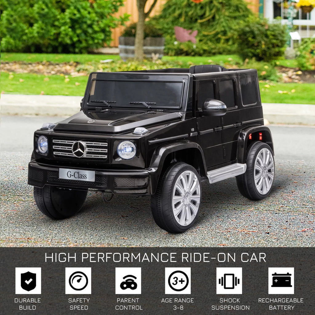 12 Control, Mercedes Powered Bright G500 Headlights, Suspension V Working Aosom with Benz & Ride-On Remote
