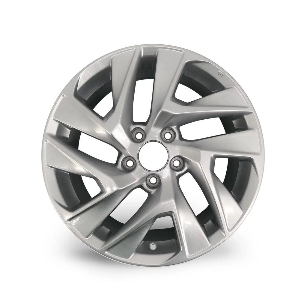 for Velospinner 17" Twisted Honda OEM Automotive Quality Wheel New Single CR-V 7" x 2016 Rim Alloy spoke Brand 64069A Replacement Silver 2015,