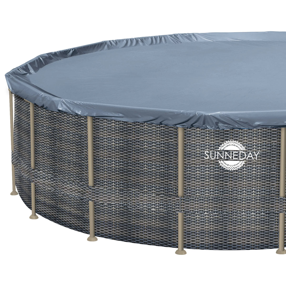 Oasis ft. x 18 in. Round Rattan Sunneday Soft-sided 52