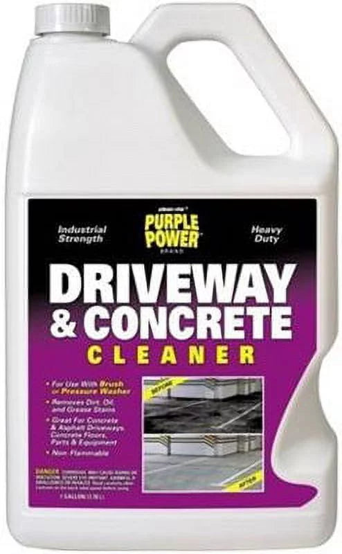 Gallon 1 Power Driveway 6 Concrete pcs,Purple & Cleaner, 3520P