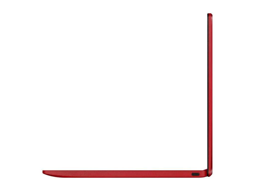 Intel ASUS Red, Chromebook 32GB 4GB Flash Storage, C223NA-DH02-RD Laptop Celeron, in RAM, 12,