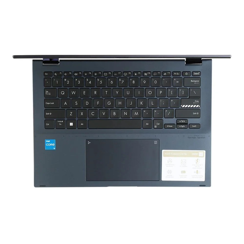 DDR4 Vivobook Core ASUS Blue WiFi BT Drive Laptop 1220P Processor Home Computer 12th 1.1GHz Flip 8GB Graphics UHD Windows 2-in-1 S Intel State i3 Gen 256GB 14" 11 Quiet TP3402ZA-OS34T Solid RAM Intel