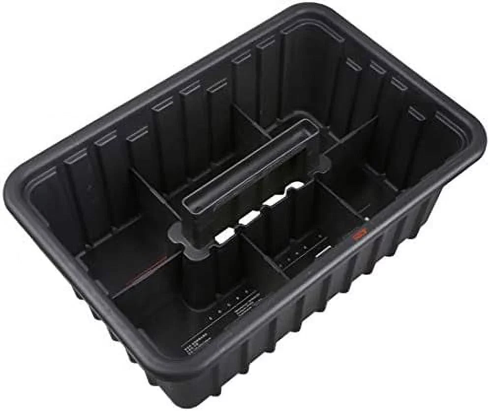 W/ Janitorial Utility Tote Bucket Cleaning Portable Caddy Organizer Basket Large Caddy Compartment Shower Storage Deluxe Shower Capacity Plastic For Dividers Supplies 6 Shower 6 DIY Caddy Divided