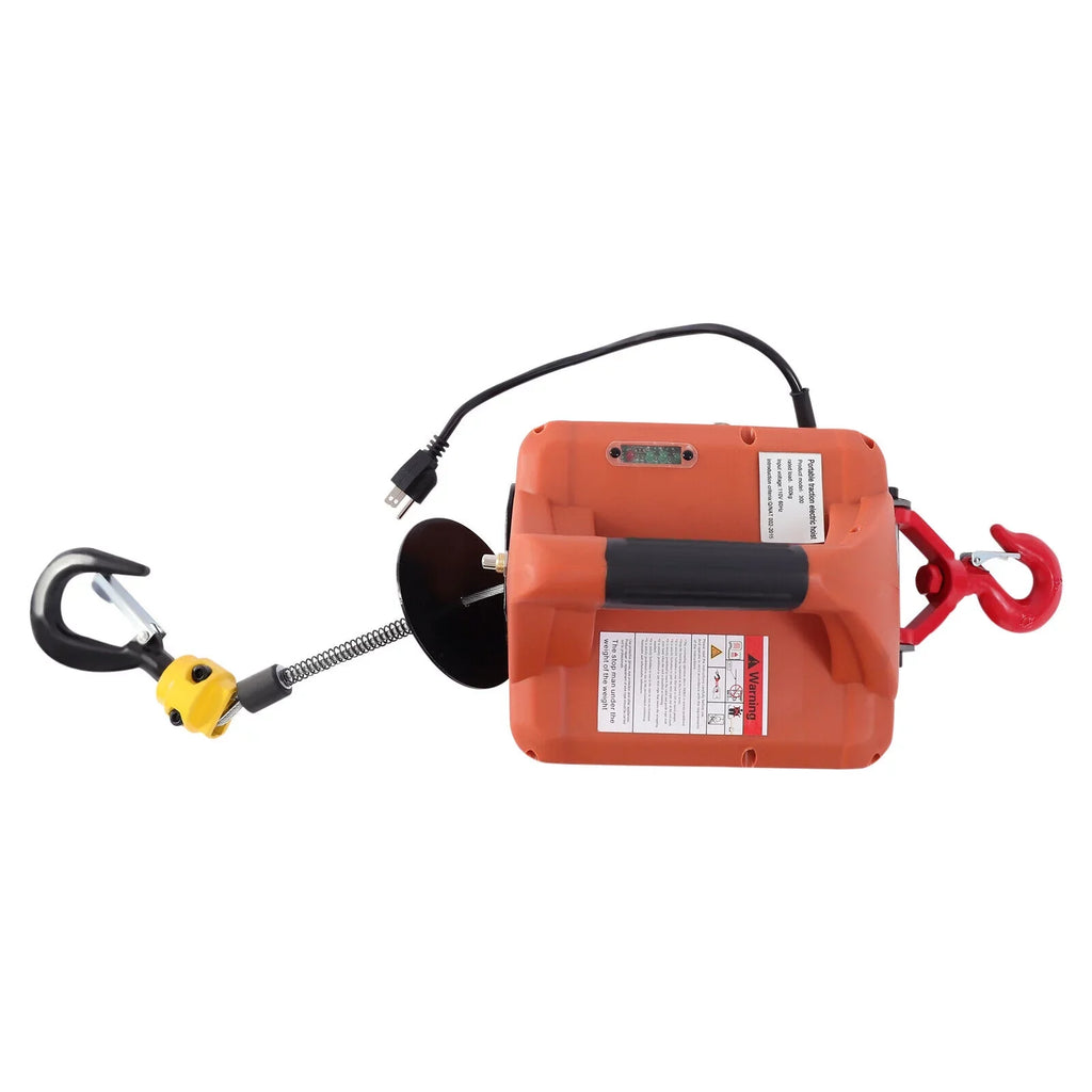 Remote Electric 3in1 Wireless Lift Crane TFCFL Winch Portable 1100lbs Hoists