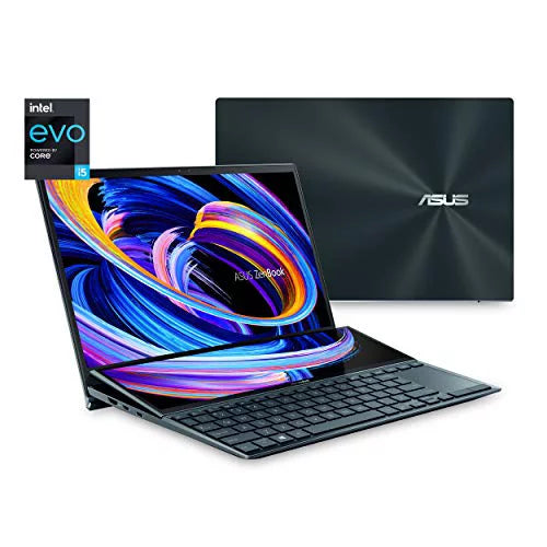 SSD, 10 512GB Windows Duo ScreenPad 14 Intel RAM, Core Celestial i5-1155G7, FHD Home, PCIe 8GB Display, ASUS ZenBook Blue, UX482EAR-EB51T 6E, Touch Plus, Evo 14" Platform, UX482 Wifi