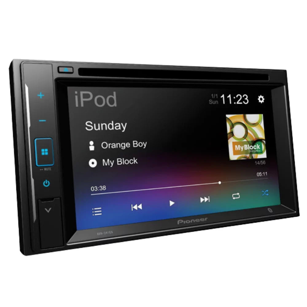 Kit/in-Dash Pickcup Stereo Digital Pioneer 6.2" KIT4854 DVD/CD for Chevrolet Touchscreen W/ AM/FM with Receiver Media S-10 Bundle 2002-2004 Car Bluetooth/Backup Double Camera/Install DIN AVH-241EX