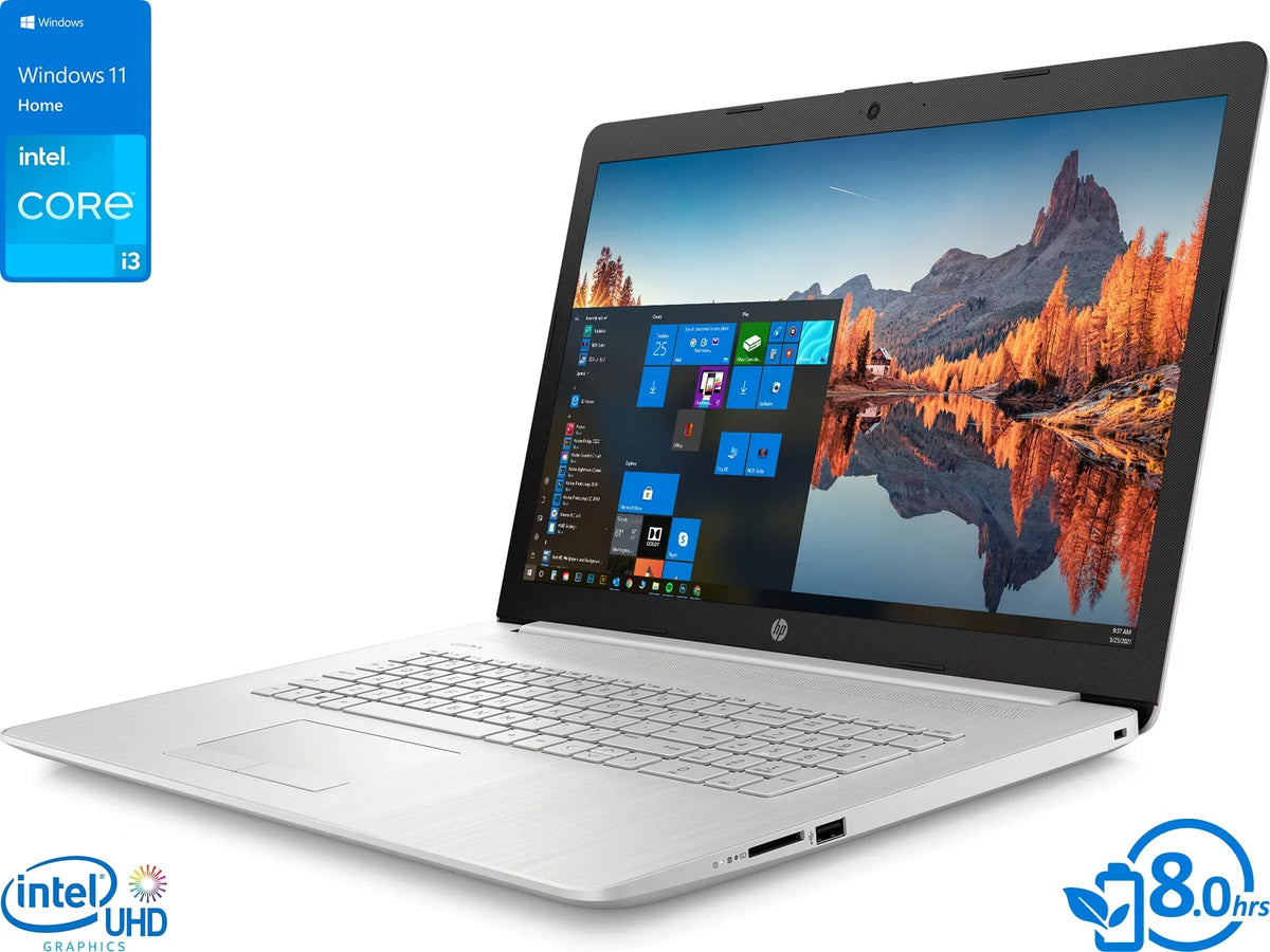 11 Display, S Wi-Fi, Core NVMe Reader, Home 32GB 256GB Intel 17.3" i3-1115G4 17 Windows 4.1GHz, Laptop, Bluetooth, HDMI, HD+ Card RAM, SSD, Upto HP