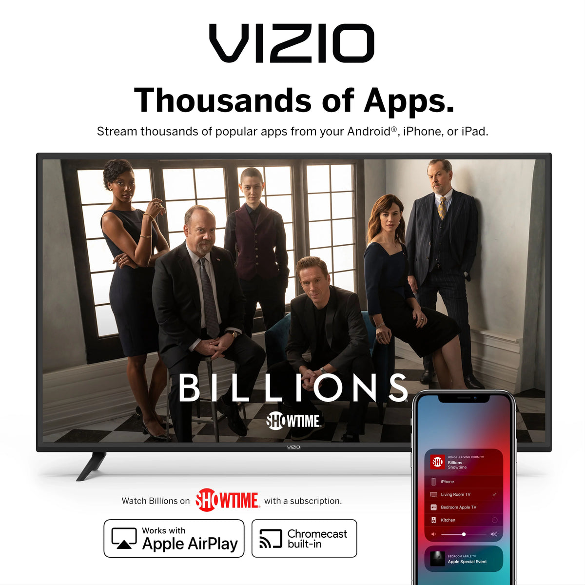 Smartcast VIZIO 4K M-Series HDR Quantum TV UHD M65Q7-H1 Class 65" Smart