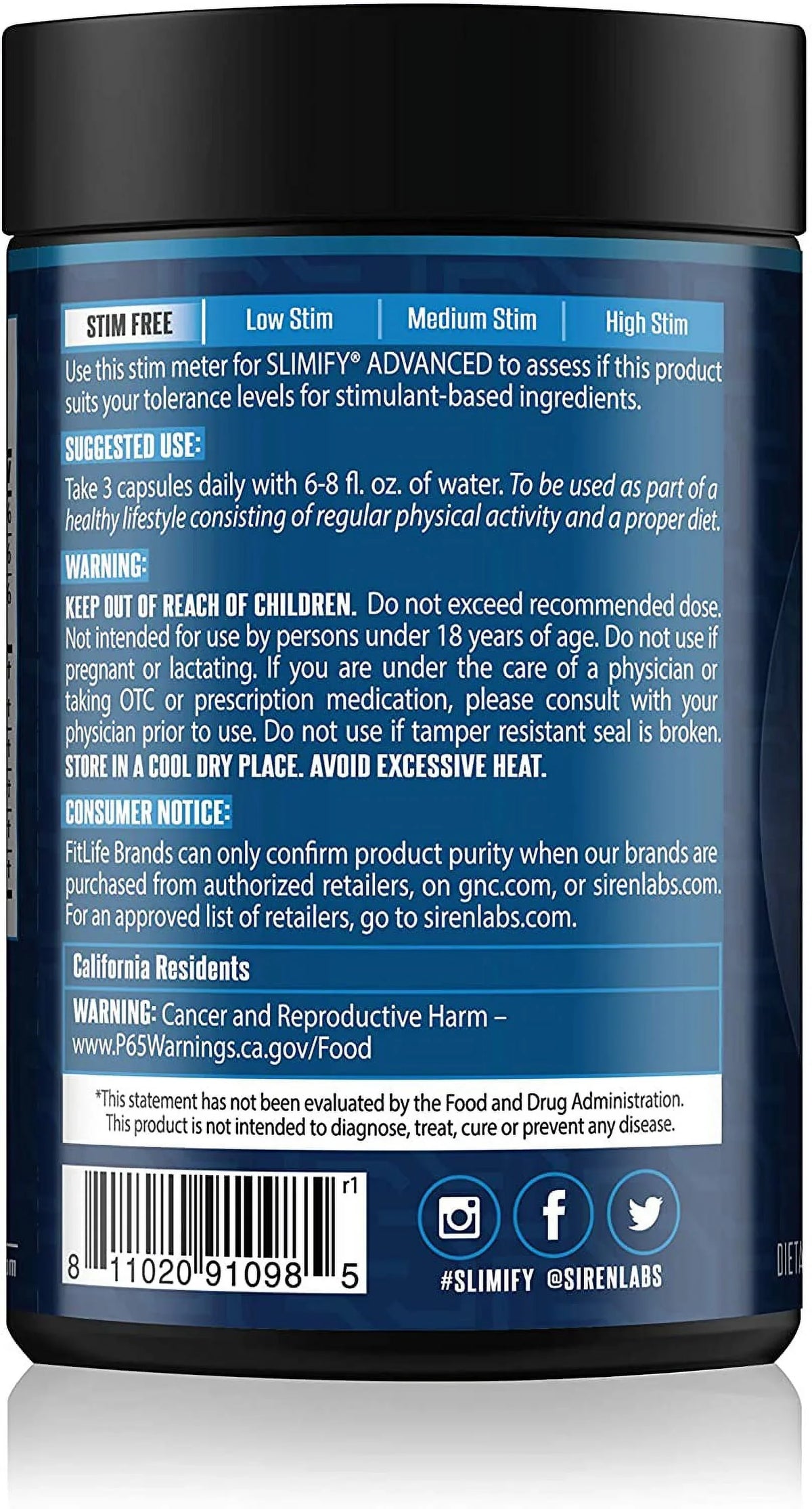 Free Stim Loss Cambogia, Appetite, (90 Metabolism, Fat Weight Labs Decrease of Advanced Siren Increase Paradise Grains African and Garcinia Mango, - - Burner Boost Capsules) - Slimify for Energy and