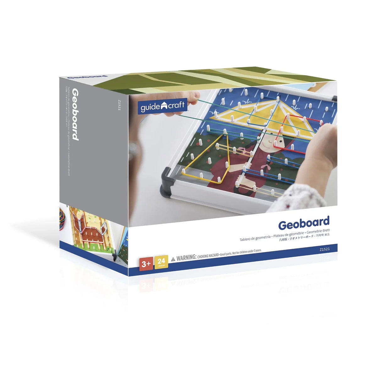 Guidecraft Action Geo Multicolour & Boards, Skill Set