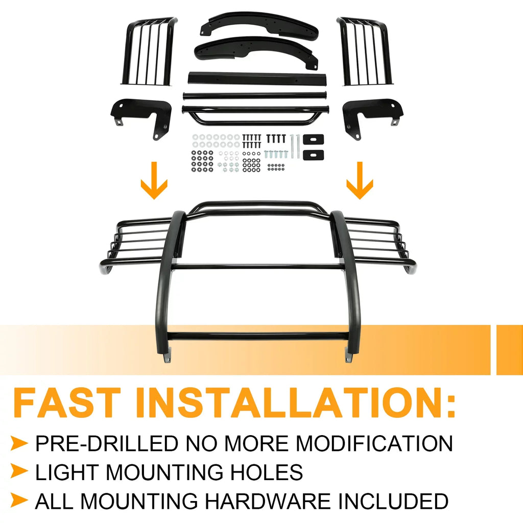 2012 05 Mazda Brush 2001 Ranger Black Grill Coated Grille 08 02 Pickup 10 Truck 11 06 04 B4000 Guard 07 Ford 03 HECASA 09 Front for Steel Powder