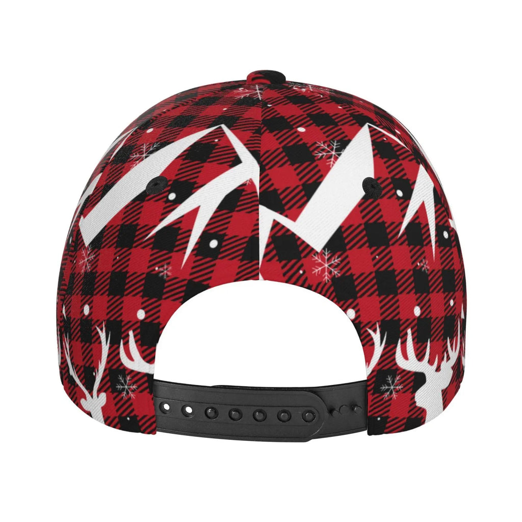 Hat(Christmas Seasons Size Balery Workouts Buffalo All Adjustable Dad Running for Plaid) Outdoor Baseball Activities and Cap