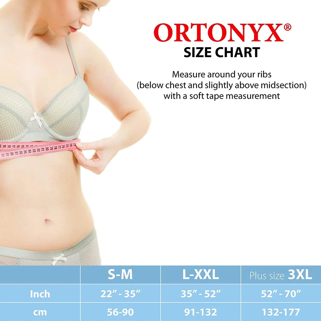 Wrap Aid Brace Plus Dislocated - - Belt Fractured, Chest Size Rib Support 3XL Post-Surgery Broken Elastic Unisex Cracked, / Comppression ORTONYX of Ribs 6.25" Rehabilitation ACOX5226-BG-3XL Beige