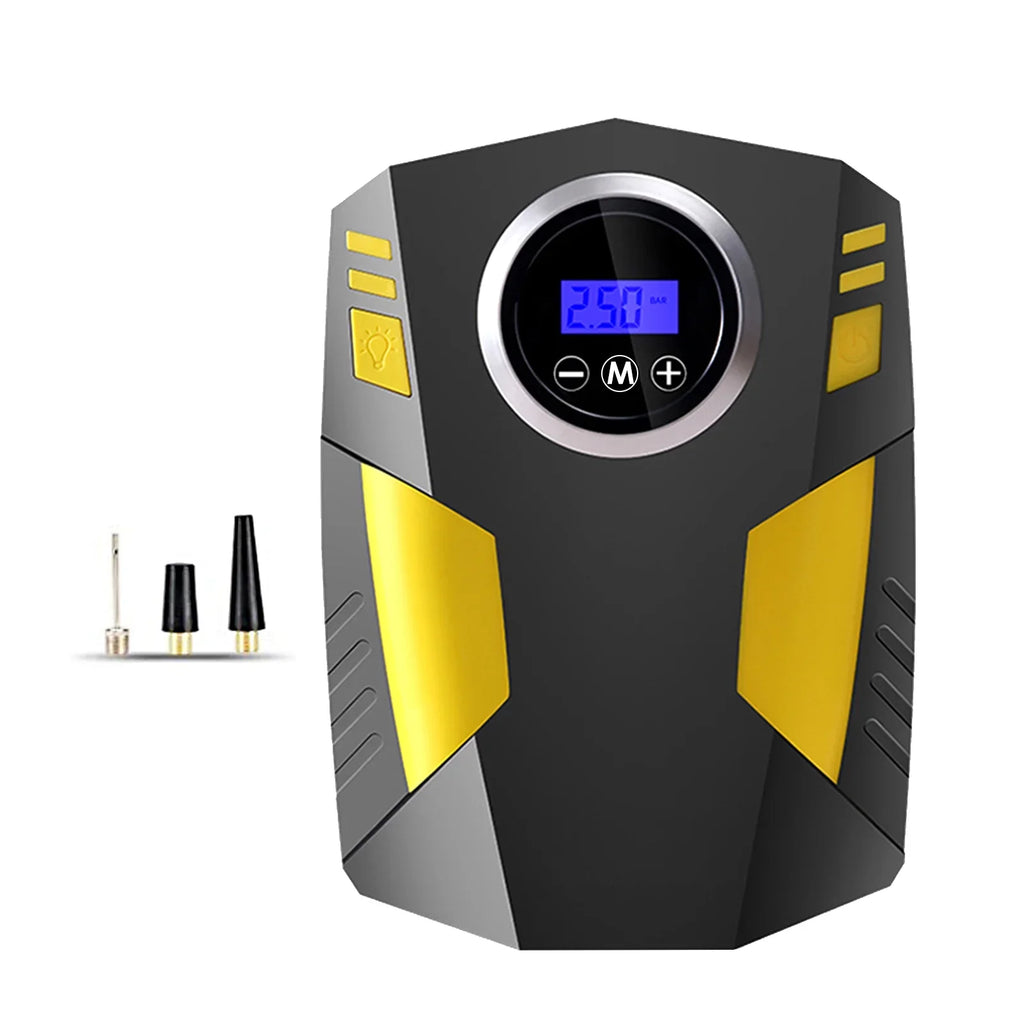 Pump Light with Compressor LED Auto for 12V Inflator Portable Car Tire Air Digital