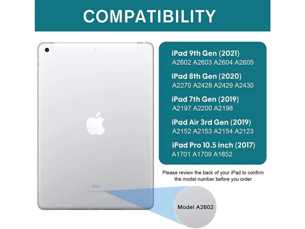 Gen inch and Keyboard 8th 3 9th 2019 Pro Air / Gen for case Touchpad Backlit Holder 2021/ Keyboard 7th Pencil Gen iPad with 10.2 2020/ 10.5, Rotatable iPad