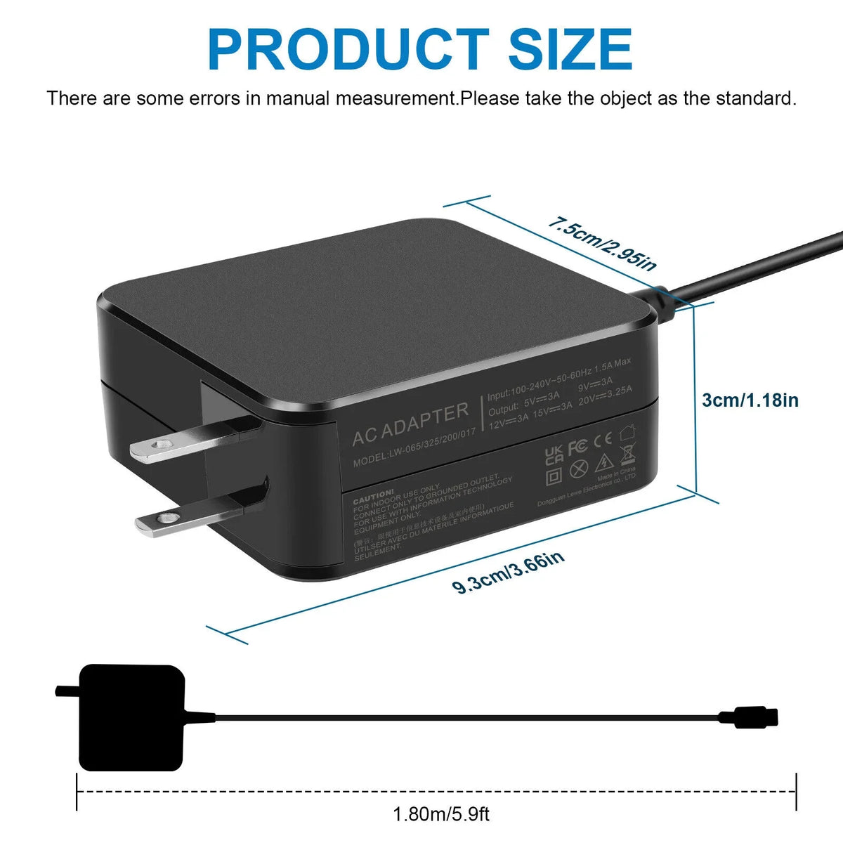 L30757-004 L30757-002 USB 65W Adapter L32392-001 Charger L32392-001 HP AC for C