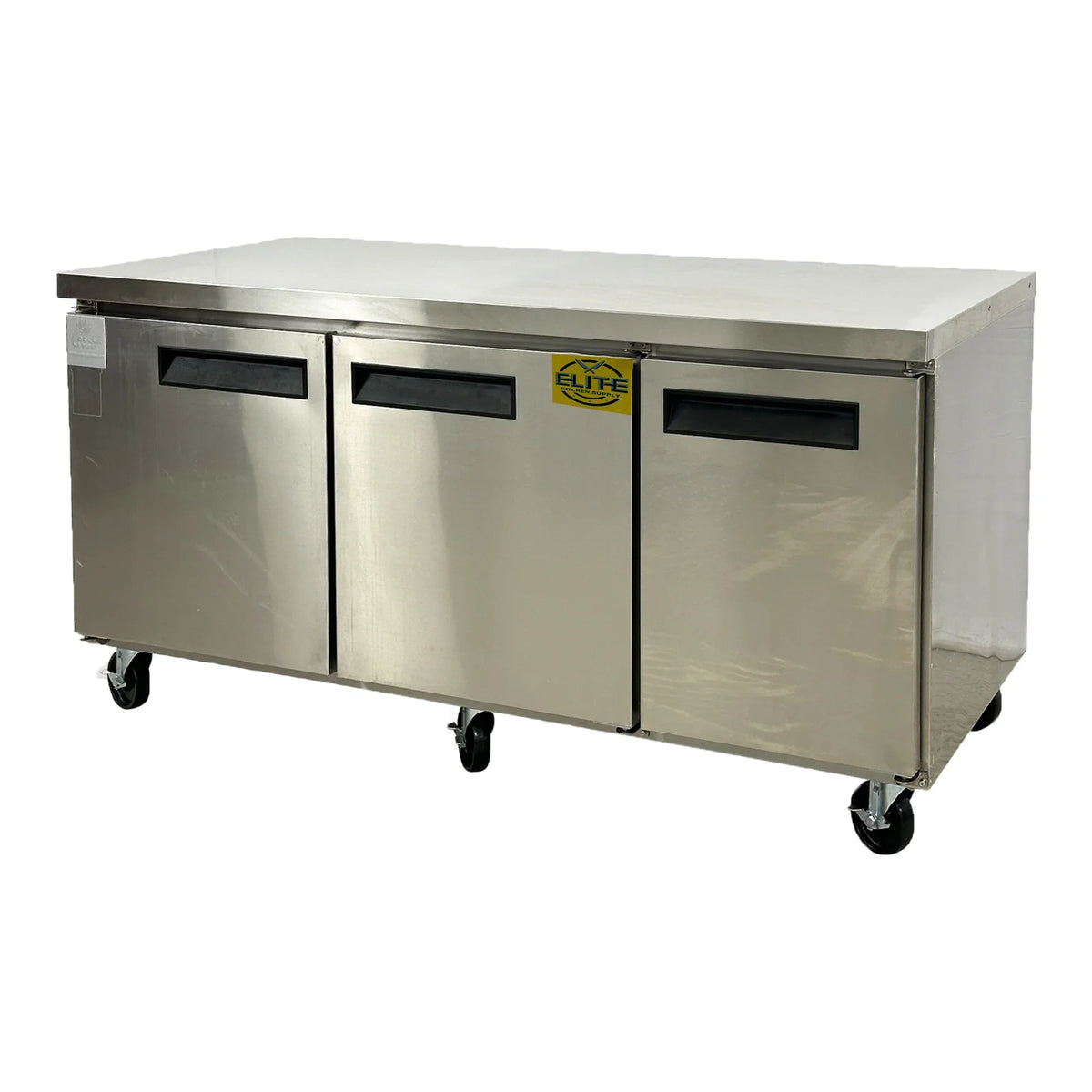 Commercial Undercounter Freezer Stainless in. 72 Cu.Ft. Steel Freezer 19 Commercial Duty Heavy Three-Door