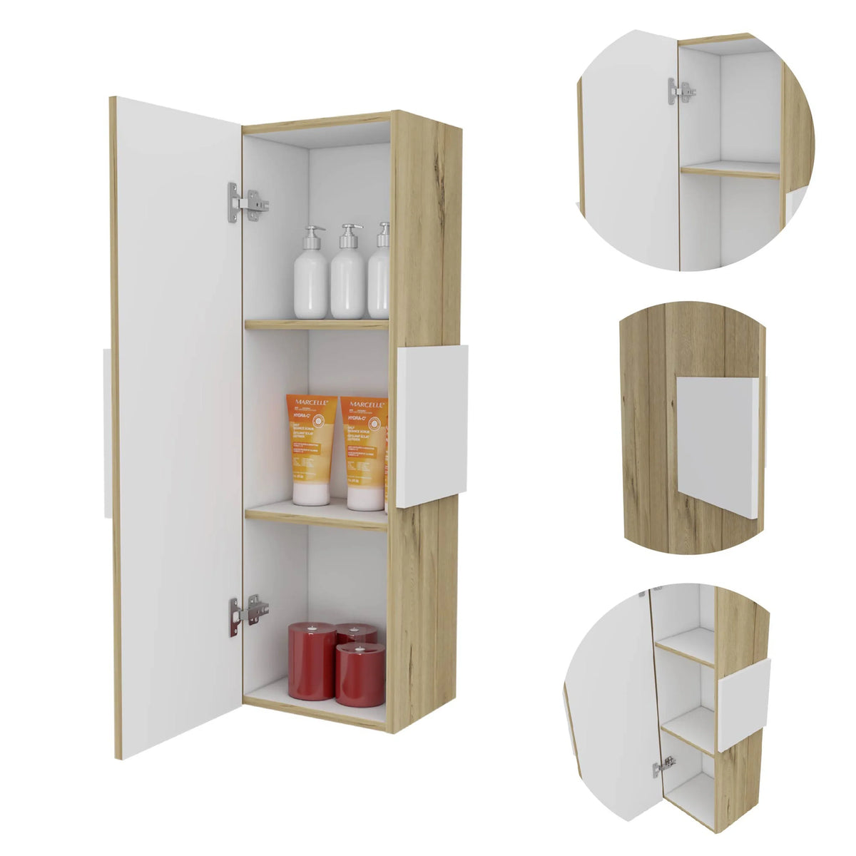 Elegant Medicine Cabinet Style Organize 3-Shelf | with