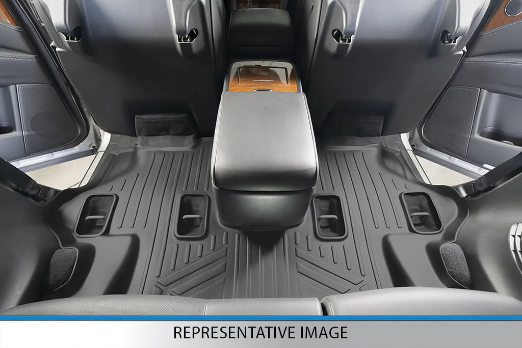 Floor Expedition, Liner Cargo for Mats without Row Smartliner Bucket Seats 2nd Set Black SA0183-B0303-C0186-E0185 & 2011-2017 with Console Ford