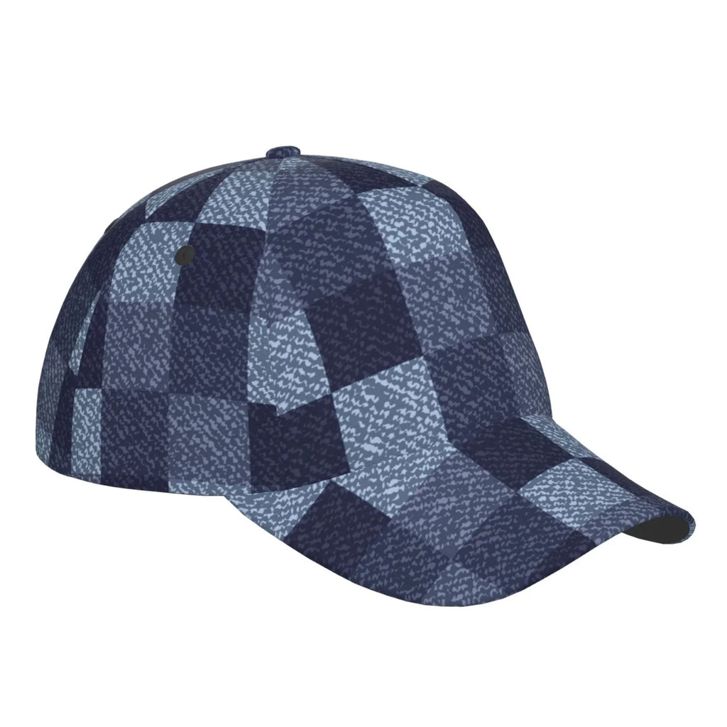 for Size Balery Buffalo Cap Activities Check) Workouts Dad and Running Seasons Baseball Adjustable Outdoor Gingham Hat(Blue All