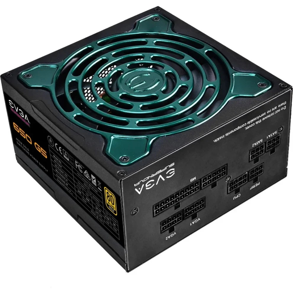 10 80 Mode 220-G5-0650-X1 Eco EVGA Compact 650 Self Fully Supply Fan, Modular, Size, ON G5, Gold Power with Plus FDB 650W, Includes Tester, Power Year 150mm Warranty, SuperNOVA