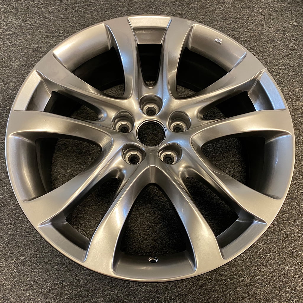 Single 2014 New 6 Mazda Wheel Quality Replacement Automotive 19x7.5" - OEM Dark Rim Silver 19" 2017 for Hyper