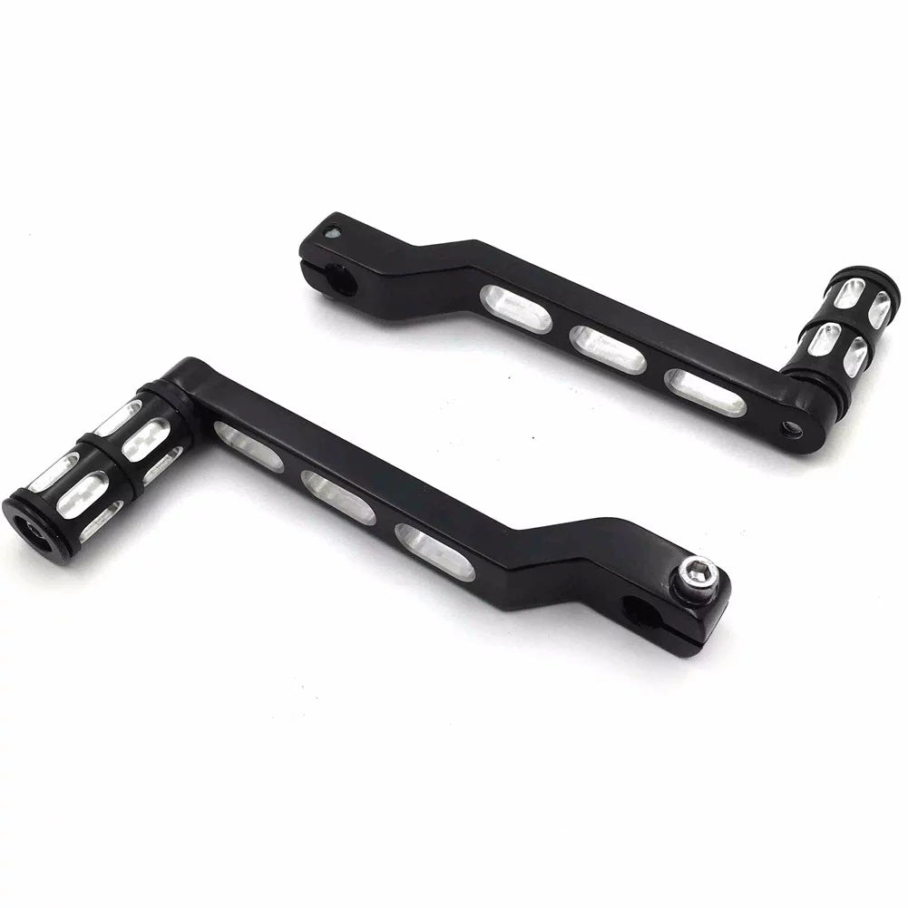 Heel Black 009A- Style Motorcycle Aluminum Shift Harley 1988 Electra and Shift Davidson HTT- Glide Shifter Levers/Gear For Pegs Toe Pedal Levers later w/