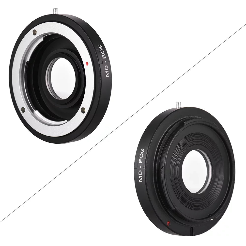Camera, Lens, to with Mount Lens Minolta Corrective for EF Adapter MD Ring Compatible Canon with Lens Infinity Focus Allows