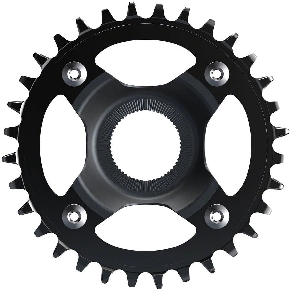 '- Black STEPS Without CR-EM800 Shimano Chainguard, Chainline, Chainring 32T 55mm