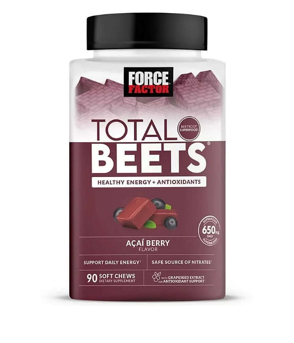 Acai Superfood (90 Berry Total Beet Root Force Soft Beets, Chews, ct.) Factor