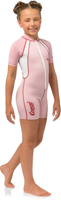 Pink Wetsuit Girls 1.5mm (Pink, Shorty X-Large) Cressi