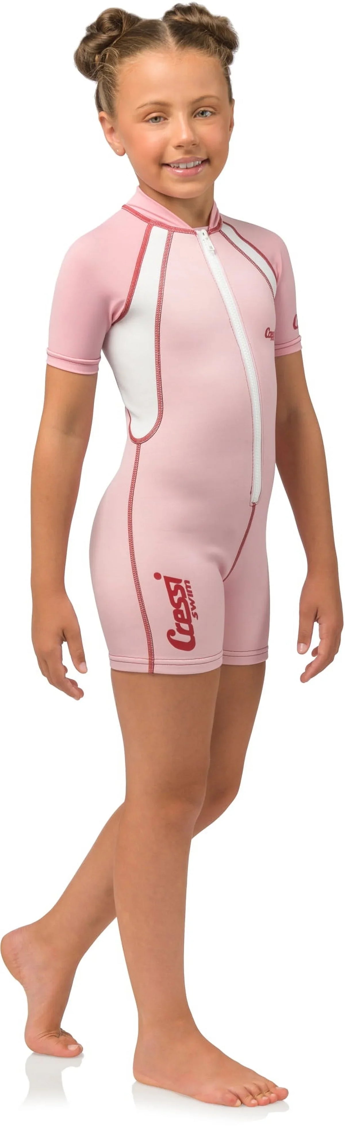 Pink Wetsuit Girls 1.5mm (Pink, Shorty X-Large) Cressi