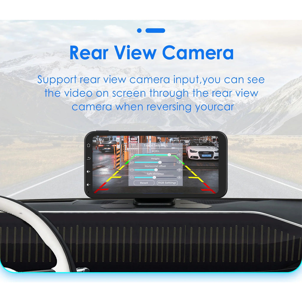 Audio Support Radio Apple 6.25" Wireless Ossuret With Car Stereo Camera Navigation Android Carplay Bluetooth Adjustable Receiver Touchscreen Backup Auto 360° GPS