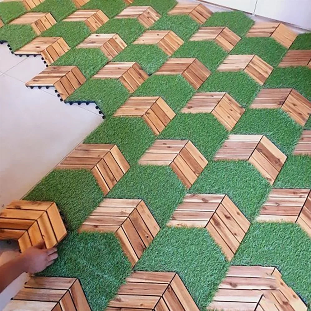 for Fake Interlocking Snap 12"x12")Turf Grass Tiles, Grass Deck Balcony Artificial Floor of Grass Table Tiles Tile Rubber Outdoor (Pack Tile Patio 10, Cal - Grass Decor Flooring On Tiles Tiles, Home |