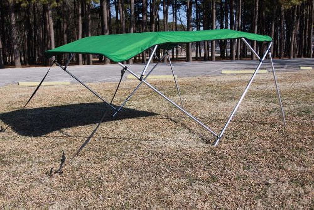 Kit, New (FAST Wide, 54" Hardware TO DELIVERY) Wide / SHIPPING Green Frame, and 8' High, Boat 8' Canopy, Deck Vortex Top 1 Pontoon Complete - 91-96" Long, Bow 4 Bimini BUSINESS 4 DAY