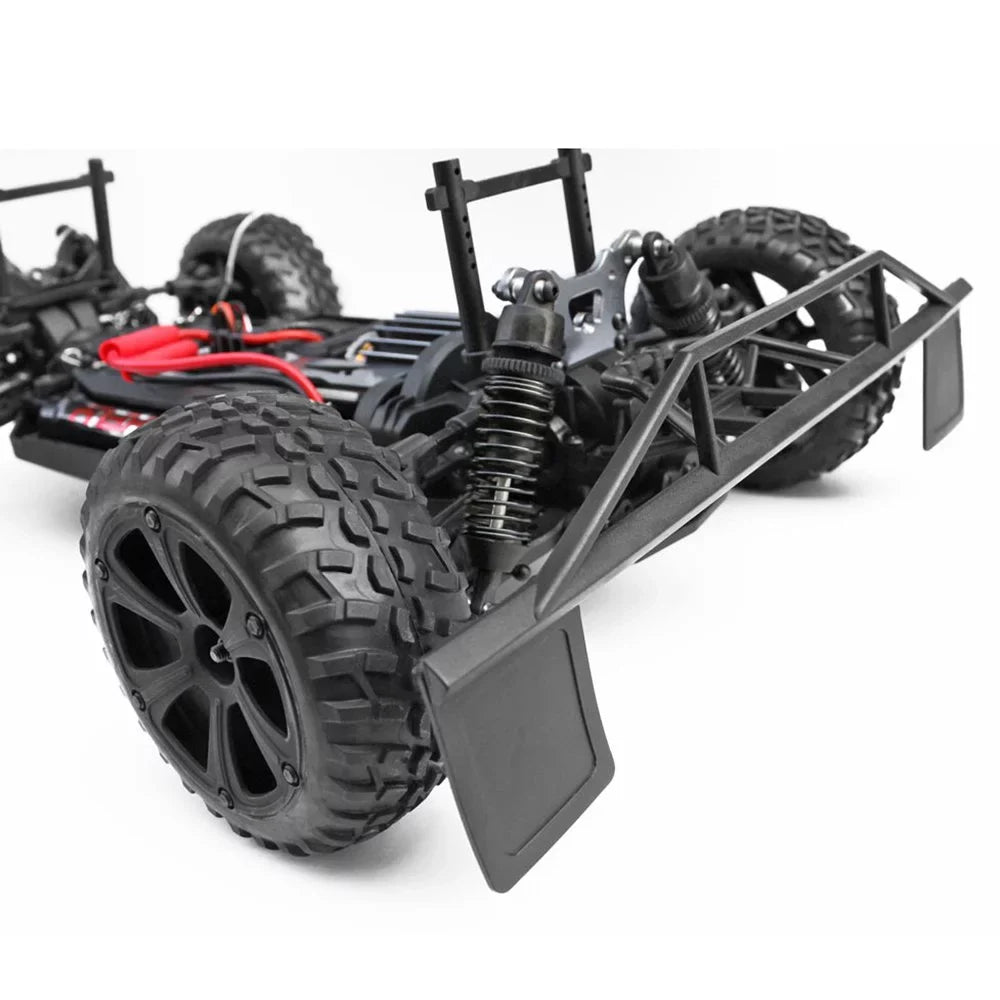 Short Racing Redcat Motor Electric Brushed Truck, RC Course Blue SC Blackout