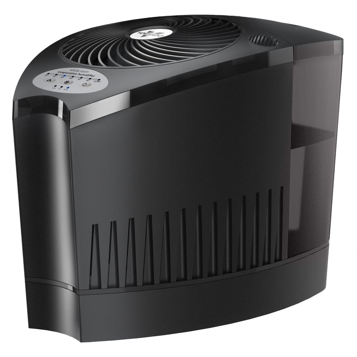 Black Coverage, Vornado 700 Evap3 Humidifier, Room ft Evaporative Whole sq