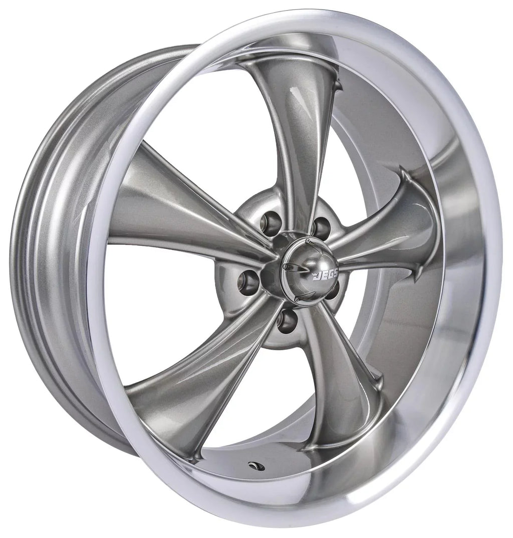 20 Wheel x Size: Resto-Rod 681339 JEGS 4.75 x Pattern: 8.5 Back 5 Bolt Spacing: