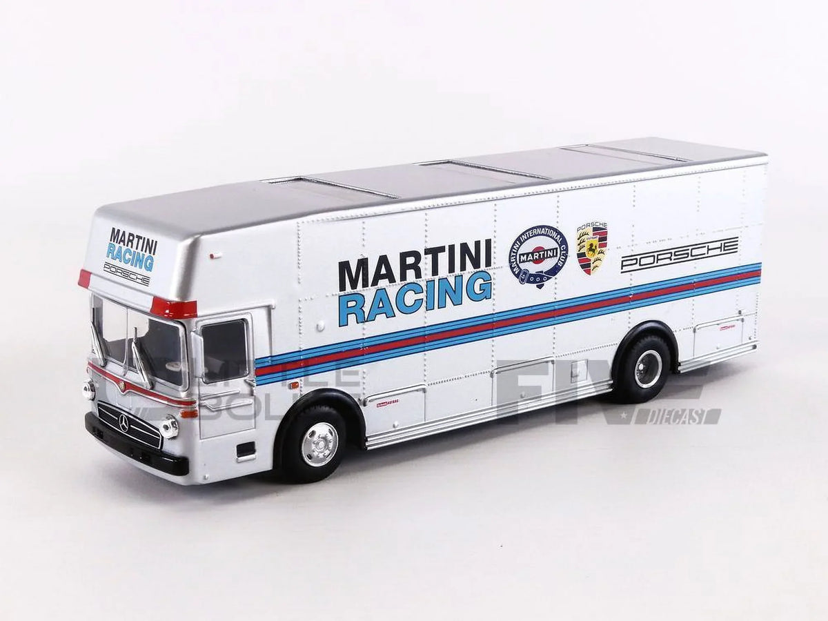 1/64 Transporter Schuco Racing" Model by Car Mercedes Stripes Race Diecast with Benz Silver "Martini