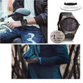 Casual Husband Wooden Handmade Wood Women Engraved Watch, Family Dad Watch for Mom Son Men Wife Customized