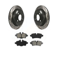Cooper Semi-Metallic And Slotted Disc KDS-100459 Pads Transit Mini For Drilled Rotors - Rear Coated Brake Auto Kit