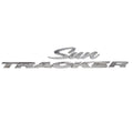 Raised Sun Boat | Chrome Sticker Logo Tracker 161758 Decal Pontoon