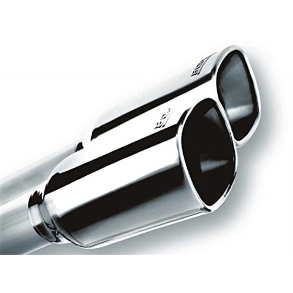 2019 & Exit System Quad SS Rear 1500 Silverdo 6 140782 Exhaust with Borla for Cat-Back Sierra