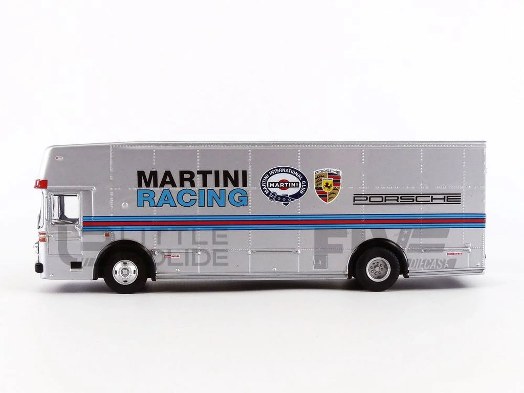 1/64 Transporter Schuco Racing" Model by Car Mercedes Stripes Race Diecast with Benz Silver "Martini
