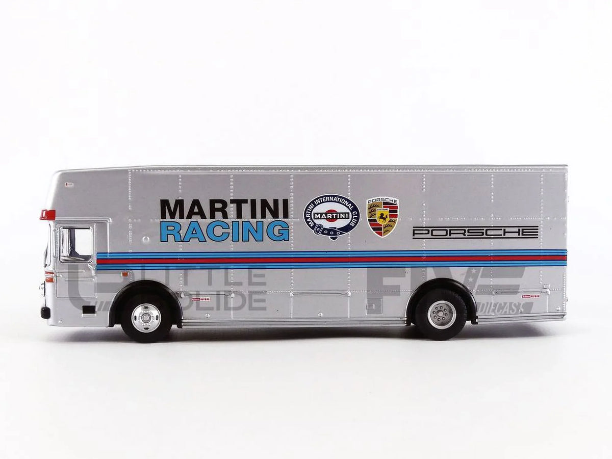 1/64 Transporter Schuco Racing" Model by Car Mercedes Stripes Race Diecast with Benz Silver "Martini